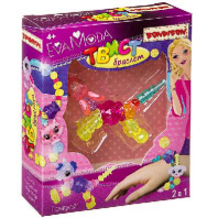 Твист-браслет 2в1 Bondibon Eva Moda, BOX 15х12,5х3,6 см, зайка от интернет-магазина Континент игрушек