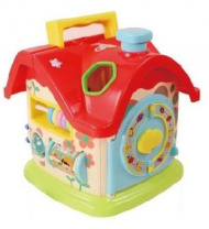 Игрушка для малышей. Развивающий центр "Домик "Потеша" от интернет-магазина Континент игрушек