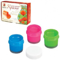 Краски акриловые флуоресцентные 6 цв. от интернет-магазина Континент игрушек