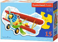 Пазл Castorland Забавный самолет, 15 деталей от интернет-магазина Континент игрушек