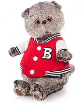 Кот Басик в клубной куртке 25 см мягкая игрушка от интернет-магазина Континент игрушек