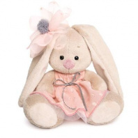 Зайка Ми в персиковом платье (малыш) от интернет-магазина Континент игрушек