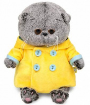 Кот Басик Baby в шубке с капюшоном от интернет-магазина Континент игрушек