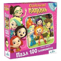 Пазл 100 Сказочный патруль Вместе и дружно + наклейки от интернет-магазина Континент игрушек