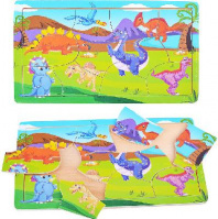 Пазл в рамке "Динозавры", арт. D0543 от интернет-магазина Континент игрушек