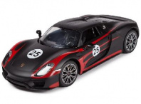 Машина на радиоуправлении 1:14 PORSCHE 918 Spyder, цвет чёрный матовый 27MHZ от интернет-магазина Континент игрушек
