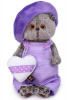 Кот Басик в лиловом 22 см мягкая игрушка от интернет-магазина Континент игрушек