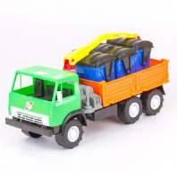 Машина Камаз бортовая с манипулятором ОР280 2856265 от интернет-магазина Континент игрушек