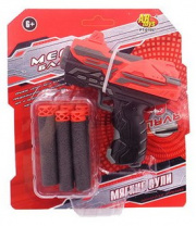 Мегабластер Набор для стрельбы мягкими пулями ( пистолет и 6 пуль в комплекте) от интернет-магазина Континент игрушек