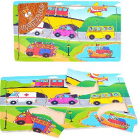 Пазл в рамке "Транспорт", арт. D0541 от интернет-магазина Континент игрушек