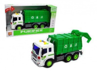 Мусоровоз (закрытый) 1:16, инерционный, световые и звуковые эффекты, 28.5x8.5x16см от интернет-магазина Континент игрушек