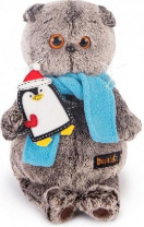 Басик в шарфике и с пингвином 19 см от интернет-магазина Континент игрушек