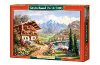 Пазл Castorland 2000 деталей, Домик в горах от интернет-магазина Континент игрушек