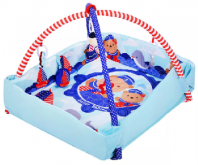 Детский развивающий коврик Морячки с бортиком
