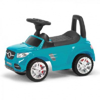 Машина-каталка MB (бирюзовый) 2-002, открыв капот, сиденье, свет фары, муз.руль, в коробк  3986038 от интернет-магазина Континент игрушек