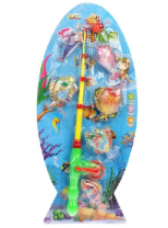 Игровой набор Рыбалка магн.удочка + 6 фигурок, блистер