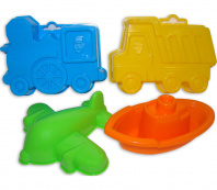 Набор песочный №258 3 формочки кораблик Юнга от интернет-магазина Континент игрушек