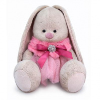 Зайка Ми в меховой горжетке (большой) 23 см от интернет-магазина Континент игрушек