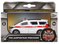 Машина мет. ин. Toyota Alphard, Скорая помощь, открываются двери от интернет-магазина Континент игрушек