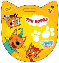 Слизь "Три кота" в пакете с европодвесом 100 гр от интернет-магазина Континент игрушек