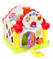 Игрушка развививающая Теремок, счет, формы, цвета, свет, звук от интернет-магазина Континент игрушек