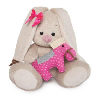 Зайка Ми с розовой лошадкой (малыш) от интернет-магазина Континент игрушек