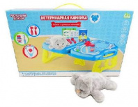 Маленький доктор. Ветеринарная клиника, большой набор с плюшевым питомцем