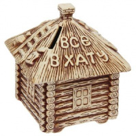Копилка "Домик" шамот