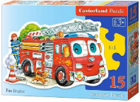 Пазл Castorland Пожарная машина, 15 деталей от интернет-магазина Континент игрушек