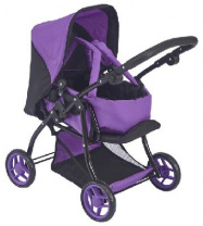Коляска для кукол - трансформер, классическая Buggy Boom Infinia 59*36*62 см от интернет-магазина Континент игрушек