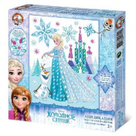 Набор для творч. Аппликация из страз и пайеток Холодное сердце. Ледяная сказка Дисней от интернет-магазина Континент игрушек