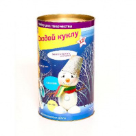 Набор для творчества Создай куклу "Снеговик" от интернет-магазина Континент игрушек