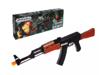 Автомат с вылетающими гильзами "Спецназ", 12 пуль, вибрация, звук, свет 63х18х3см от интернет-магазина Континент игрушек