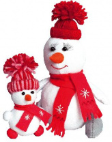 Набор для изготовления игрушки СнегоМама + СнегоДочка от интернет-магазина Континент игрушек