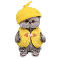 Мягкая игрушка «Басик Baby в шапочке и меховом жилете», 20 см от интернет-магазина Континент игрушек