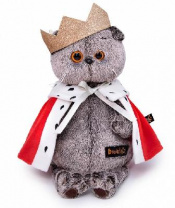 Кот Басик - царь 19 см мягкая игрушка от интернет-магазина Континент игрушек