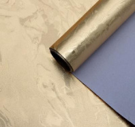 Бумага упаковочная, с тиснением, фольгированная "Мираж", золотая, 0,7 x 5 м   3902592 от интернет-магазина Континент игрушек