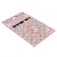 Гламур кэтс Карандаши, 18 цветов, шестигранные заточенные, дерево, в карт.коробке с подвесом от интернет-магазина Континент игрушек