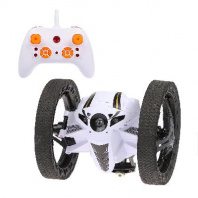 Машина р/у Jumping car, аккум., прыгает на высоту до 60см, бел. от интернет-магазина Континент игрушек