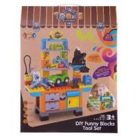 Игровой набор "Автомастерская" (сборная), 92 детали, в коробке 37,2х12,5х49,2см от интернет-магазина Континент игрушек