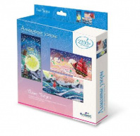 Набор Алмазные узоры Чудо-Творчество Триптих Паруса 3 картинки 10*20см от интернет-магазина Континент игрушек