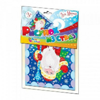 Новый год. Набор для творчества. Рисунок из страз "Дед Мороз" от интернет-магазина Континент игрушек
