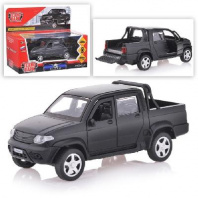 Машина металлическая "UAZ Pickup" матовый черный, иерц 12см PICKUP-BE 4314965 от интернет-магазина Континент игрушек