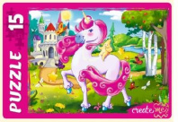 МАКСИ-ПАЗЛЫ 15 элементов. ЕДИНОРОЖЕК от интернет-магазина Континент игрушек
