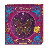 Набор для творчества. Серия Стразы -"Elite Diamond" Часы Бабочки от интернет-магазина Континент игрушек