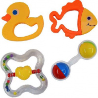 Набор погремушек 8358A-15 (4шт) в пакете 8358A-15