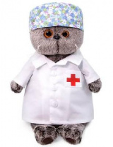 Кот Басик - доктор 30 см мягкая игрушка от интернет-магазина Континент игрушек