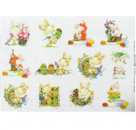 Декупажная карта "Зайки", А4, плотность 45 г/м9 4705989 от интернет-магазина Континент игрушек