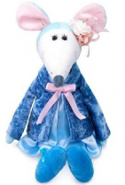 Крыса Дама Жанетта символ 2020 года мягкая игрушка от интернет-магазина Континент игрушек