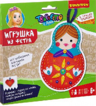 Набор для творчества  BONDIBON.  Игрушка из фетра. Матрешка. В лучших традициях! от интернет-магазина Континент игрушек